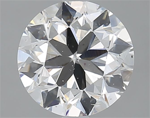 Picture of Natural Diamond 2.50 Carats, Round with Very Good Cut, F Color, SI1 Clarity and Certified by GIA