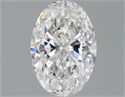 Natural Diamond 1.04 Carats, Oval with  Cut, E Color, VVS1 Clarity and Certified by GIA