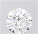 Lab Grown Diamond 1.53 Carats, Round with Ideal Cut, E Color, VS1 Clarity and Certified by IGI