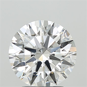 Picture of Lab Grown Diamond 3.09 Carats, Round with Ideal Cut, F Color, VVS2 Clarity and Certified by IGI