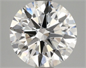 Lab Grown Diamond 2.17 Carats, Round with Excellent Cut, E Color, VS1 Clarity and Certified by GIA