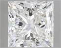 Natural Diamond 1.50 Carats, Princess with  Cut, H Color, VVS2 Clarity and Certified by GIA