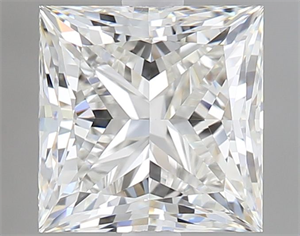 Picture of Natural Diamond 1.50 Carats, Princess with  Cut, H Color, VVS2 Clarity and Certified by GIA