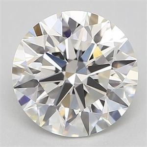 Picture of Natural Diamond 0.81 Carats, Round with Excellent Cut, H Color, VS1 Clarity and Certified by GIA