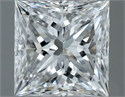 Natural Diamond 0.90 Carats, Princess with  Cut, E Color, SI1 Clarity and Certified by GIA