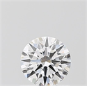 Lab Grown Diamond 0.72 Carats, Round with Ideal Cut, D Color, VVS2 Clarity and Certified by IGI