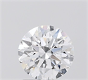 Lab Grown Diamond 1.25 Carats, Round with Ideal Cut, D Color, VVS1 Clarity and Certified by IGI