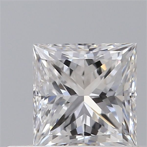 Picture of Natural Diamond 0.40 Carats, Princess with  Cut, D Color, VS2 Clarity and Certified by GIA