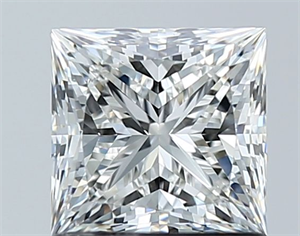 Picture of Natural Diamond 1.21 Carats, Princess with  Cut, G Color, VS1 Clarity and Certified by GIA