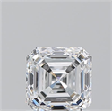 Diamante Natural 1.01 quilates, Asscher , Color D, claridad VS1 y certificado GIA