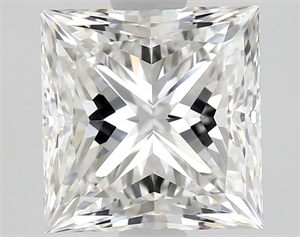 Foto Diamante Natural 1.57 quilates, Princesa , Color E, claridad IF y certificado GIA de