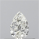 Diamante Natural 0.23 quilates, De pera , Color H, claridad SI2 y certificado IGI