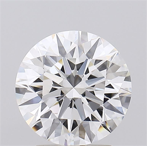 Picture of Lab Grown Diamond 2.55 Carats, Round with Ideal Cut, D Color, IF Clarity and Certified by IGI
