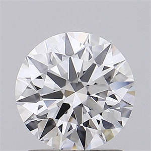 Picture of Lab Grown Diamond 1.29 Carats, Round with Ideal Cut, D Color, VS1 Clarity and Certified by IGI