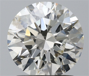 Foto Diamante Natural 1.41 quilates, Redondo , Color J, claridad SI2 y certificado IGI de