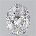 Natural Diamond 1.20 Carats, Oval with  Cut, D Color, VS2 Clarity and Certified by GIA