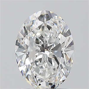Picture of Natural Diamond 1.01 Carats, Oval with  Cut, E Color, VVS2 Clarity and Certified by GIA