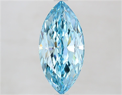 Picture of Lab Grown Diamond 3.01 Carats, Marquise with  Cut, Fancy Vivid Blue Color, VVS2 Clarity and Certified by IGI