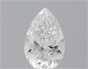 Natural Diamond 0.41 Carats, Pear with  Cut, D Color, VVS1 Clarity and Certified by GIA