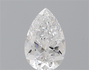 Picture of Natural Diamond 0.41 Carats, Pear with  Cut, D Color, VVS1 Clarity and Certified by GIA