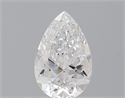 Natural Diamond 0.41 Carats, Pear with  Cut, D Color, VVS1 Clarity and Certified by GIA