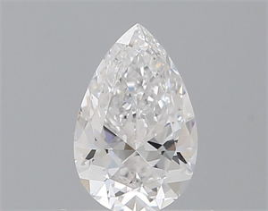 Picture of Natural Diamond 0.41 Carats, Pear with  Cut, D Color, VVS1 Clarity and Certified by GIA