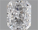 Diamante Natural 0.50 quilates, Radiante , Color D, claridad SI1 y certificado GIA