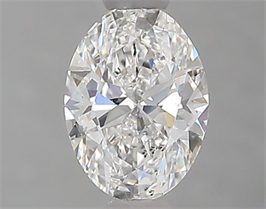 Foto Diamante Natural 0.70 quilates, Ovalado , Color E, claridad SI1 y certificado GIA de