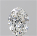 Natural Diamond 1.20 Carats, Oval with  Cut, G Color, VVS2 Clarity and Certified by GIA