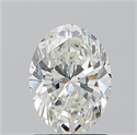 Natural Diamond 1.50 Carats, Oval with  Cut, I Color, VVS2 Clarity and Certified by GIA