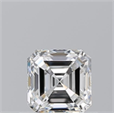 Diamante Natural 0.73 quilates, Asscher , Color F, claridad IF y certificado GIA