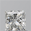 Natural Diamond 0.72 Carats, Princess with  Cut, I Color, VS2 Clarity and Certified by GIA