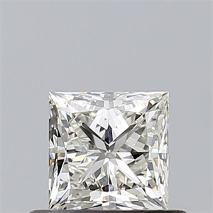 Picture of Natural Diamond 0.50 Carats, Princess with  Cut, J Color, VS1 Clarity and Certified by GIA