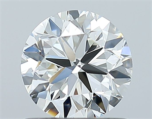 Picture of Natural Diamond 0.91 Carats, Round with Very Good Cut, G Color, VS2 Clarity and Certified by GIA