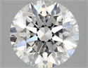 Lab Grown Diamond 3.01 Carats, Round with Excellent Cut, E Color, VVS2 Clarity and Certified by IGI