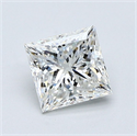 Diamante Natural 1.03 quilates, Princesa , Color H, claridad VS2 y certificado GIA