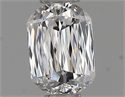 Natural Diamond 0.41 Carats, Cushion with  Cut, D Color, VVS1 Clarity and Certified by IGI