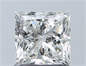 Natural Diamond 1.03 Carats, Princess with  Cut, H Color, VS2 Clarity and Certified by GIA