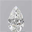 Natural Diamond 0.90 Carats, Pear with  Cut, G Color, VVS2 Clarity and Certified by GIA