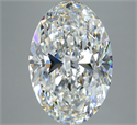 Natural Diamond 5.13 Carats, Oval with  Cut, F Color, VS1 Clarity and Certified by GIA