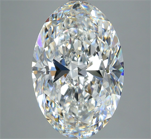 Picture of Natural Diamond 5.13 Carats, Oval with  Cut, F Color, VS1 Clarity and Certified by GIA