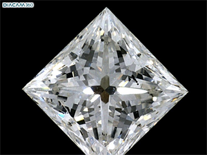 Foto Diamante Natural 1.77 quilates, Princesa , Color I, claridad SI1 y certificado GIA de