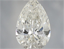 Natural Diamond 0.42 Carats, Pear with  Cut, H Color, VS1 Clarity and Certified by IGI