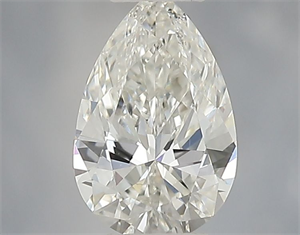 Picture of Natural Diamond 0.42 Carats, Pear with  Cut, H Color, VS1 Clarity and Certified by IGI