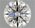 Natural Diamond 1.01 Carats, Round with Excellent Cut, H Color, SI1 Clarity and Certified by GIA
