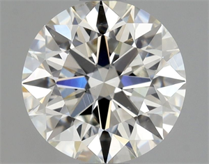 Picture of Natural Diamond 1.01 Carats, Round with Excellent Cut, H Color, SI1 Clarity and Certified by GIA