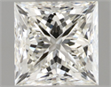Natural Diamond 1.00 Carats, Princess with  Cut, H Color, VS1 Clarity and Certified by IGI
