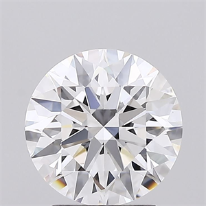 Picture of Lab Grown Diamond 2.02 Carats, Round with Ideal Cut, D Color, IF Clarity and Certified by IGI