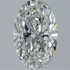Picture of Natural Diamond 2.50 Carats, Oval with  Cut, G Color, VS2 Clarity and Certified by GIA