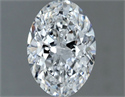 Natural Diamond 0.90 Carats, Oval with  Cut, D Color, VS1 Clarity and Certified by GIA